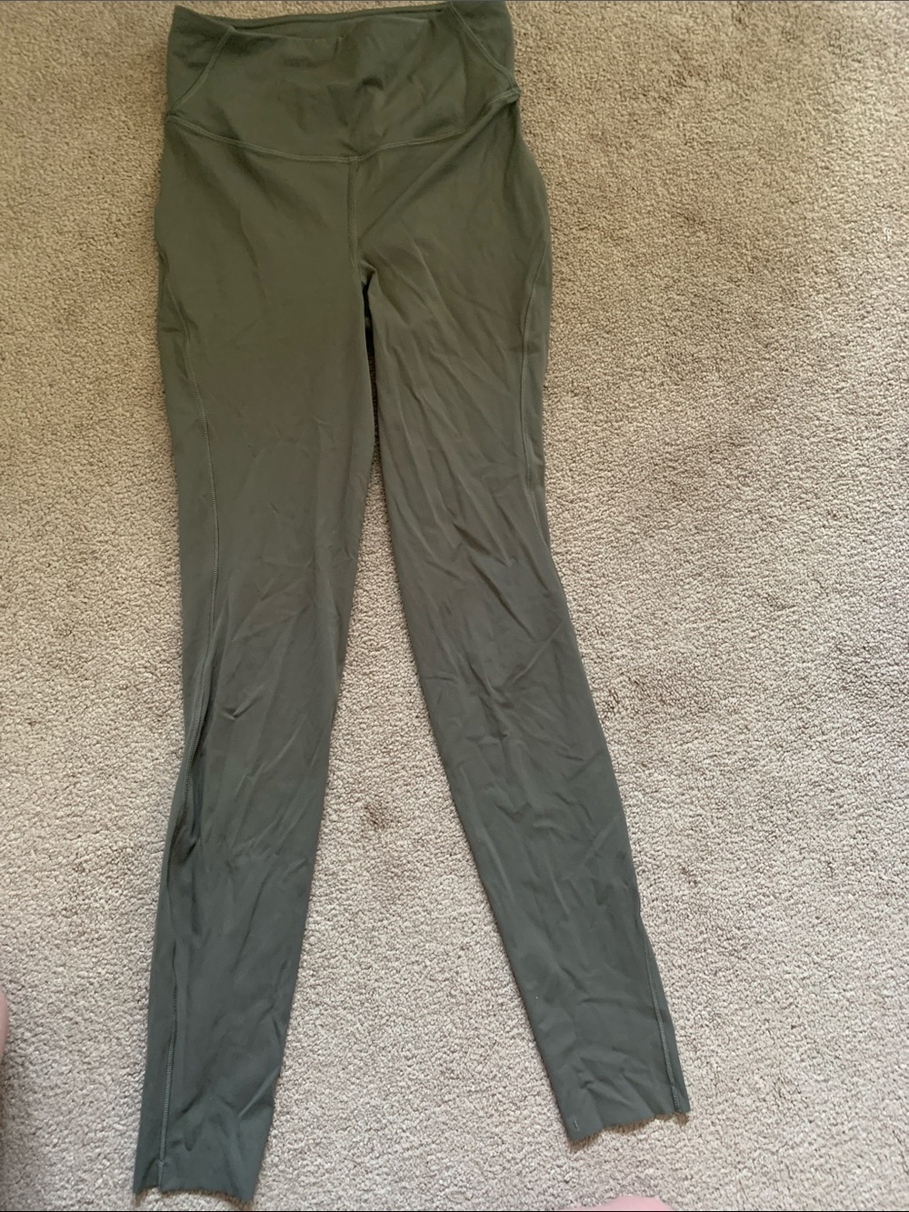 High-Waist Olive Lululemon Green Leggings